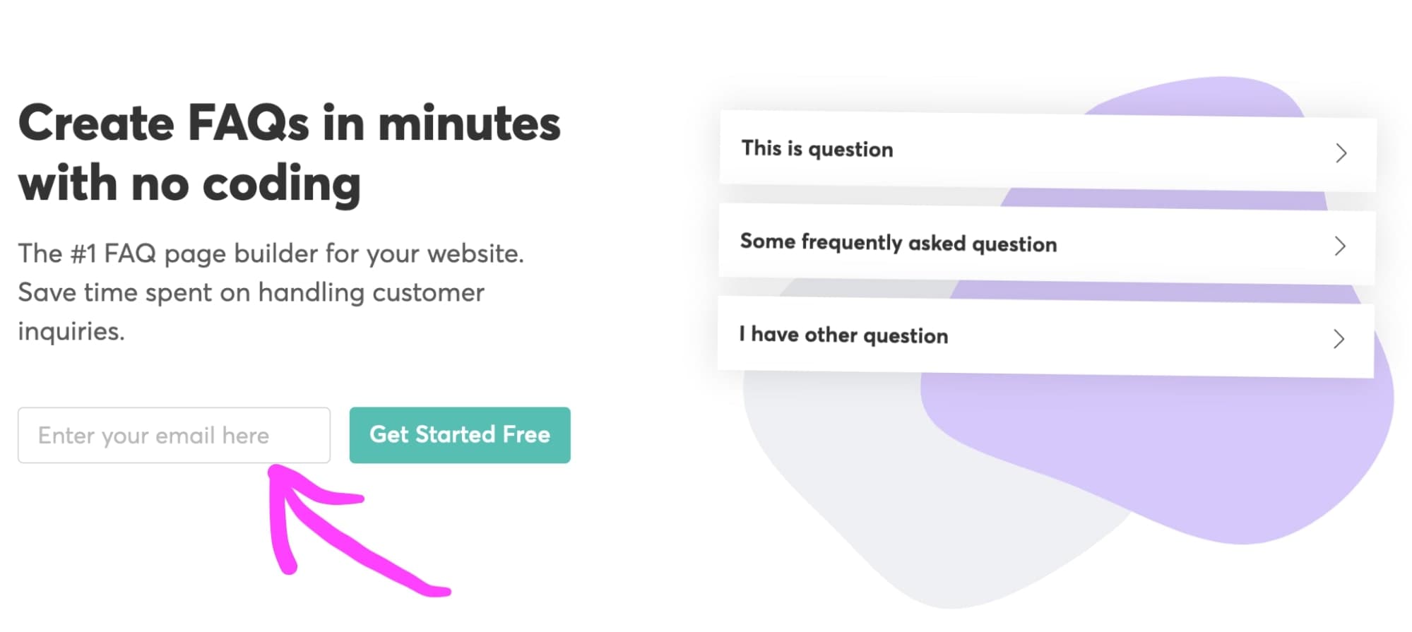 Creating FAQs for websites is a few clicks and no programming with EasyFAQ
